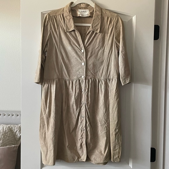 Ba&sh Suede Dress - Picture 1 of 3